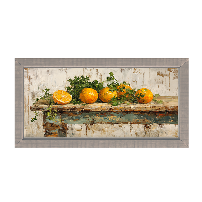 Sideboard Still Life - Oranges - Framed Art