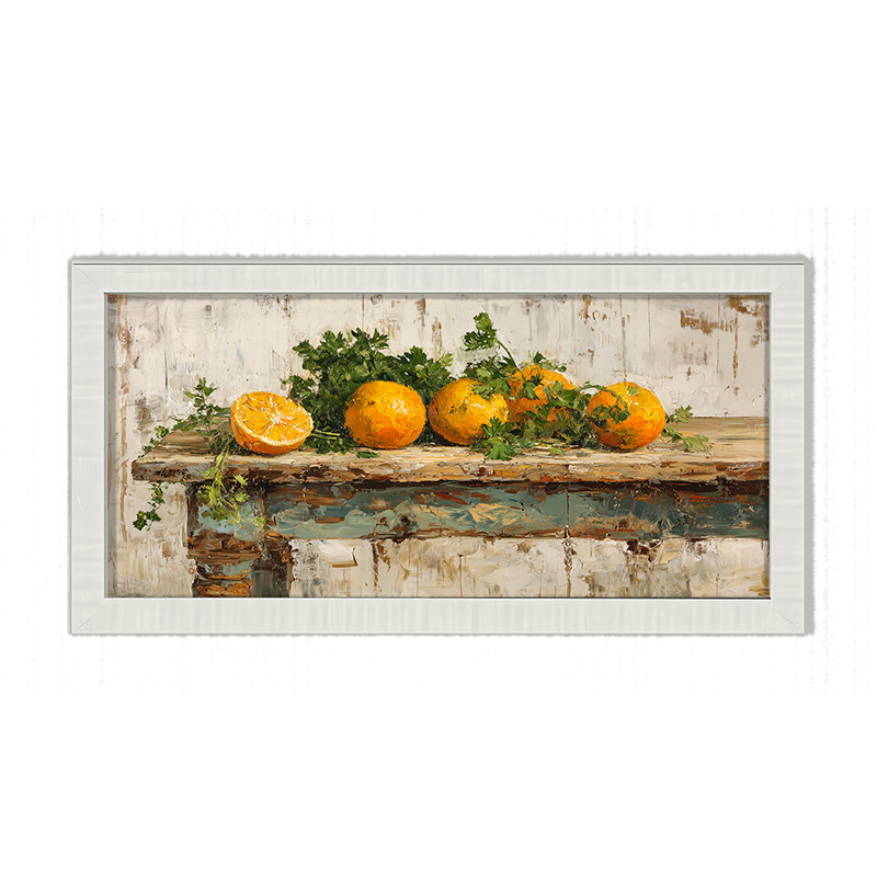 Sideboard Still Life - Oranges - Framed Art
