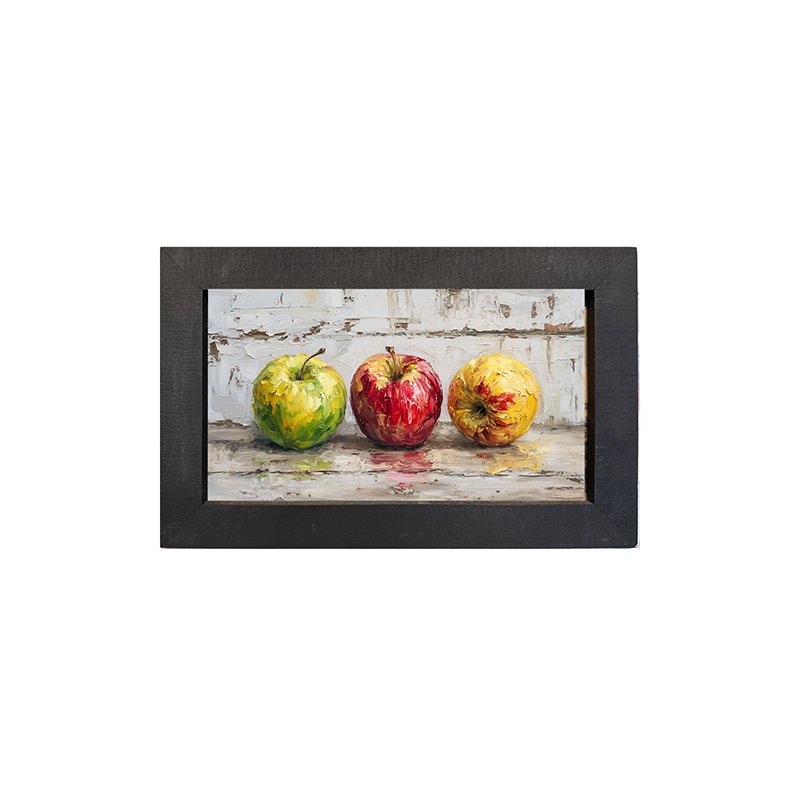 Sideboard Still Life - A Variety of Apples - Framed Art