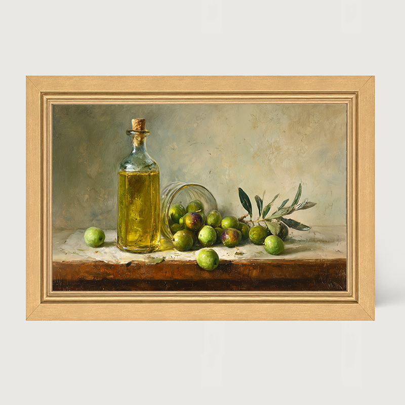 Sideboard Still Life - Green Olives