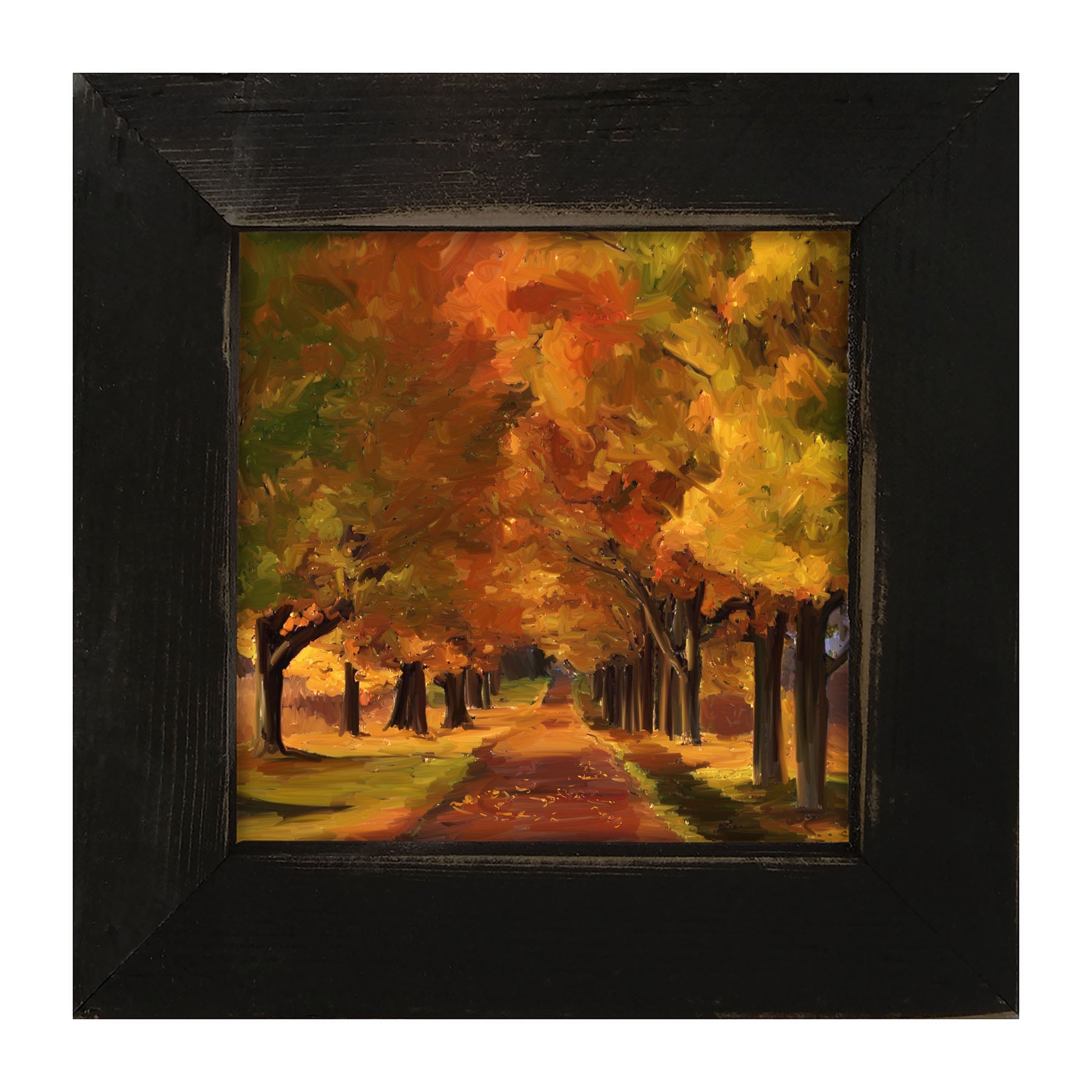 Autumn path - Framed art