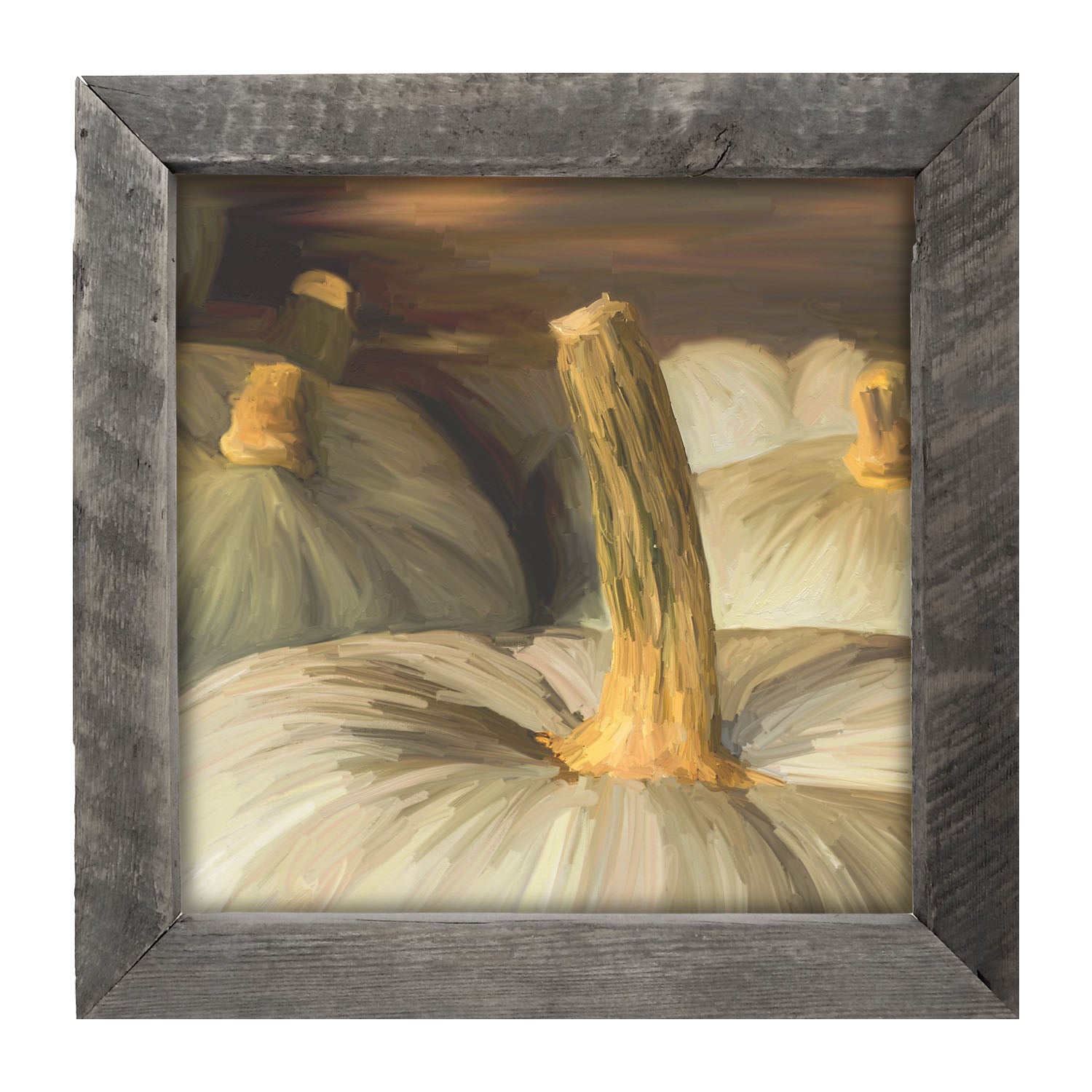 Spicy Pumpkins - Framed art