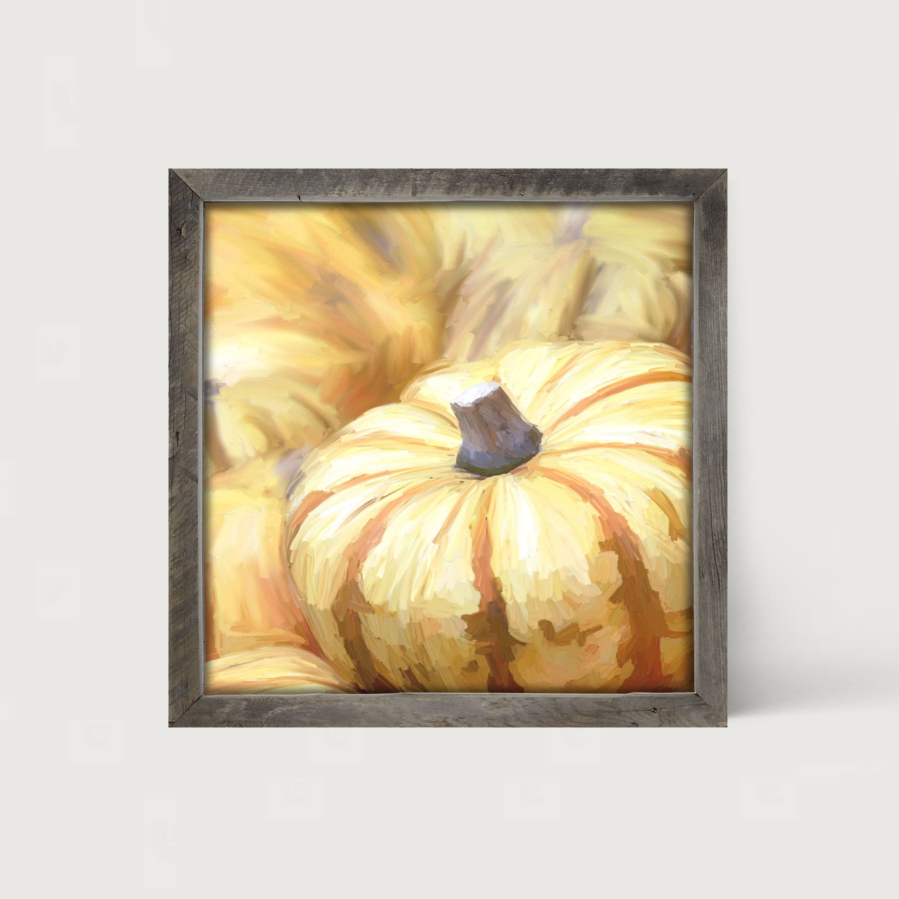 Dreamy Pumpkins - Framed art