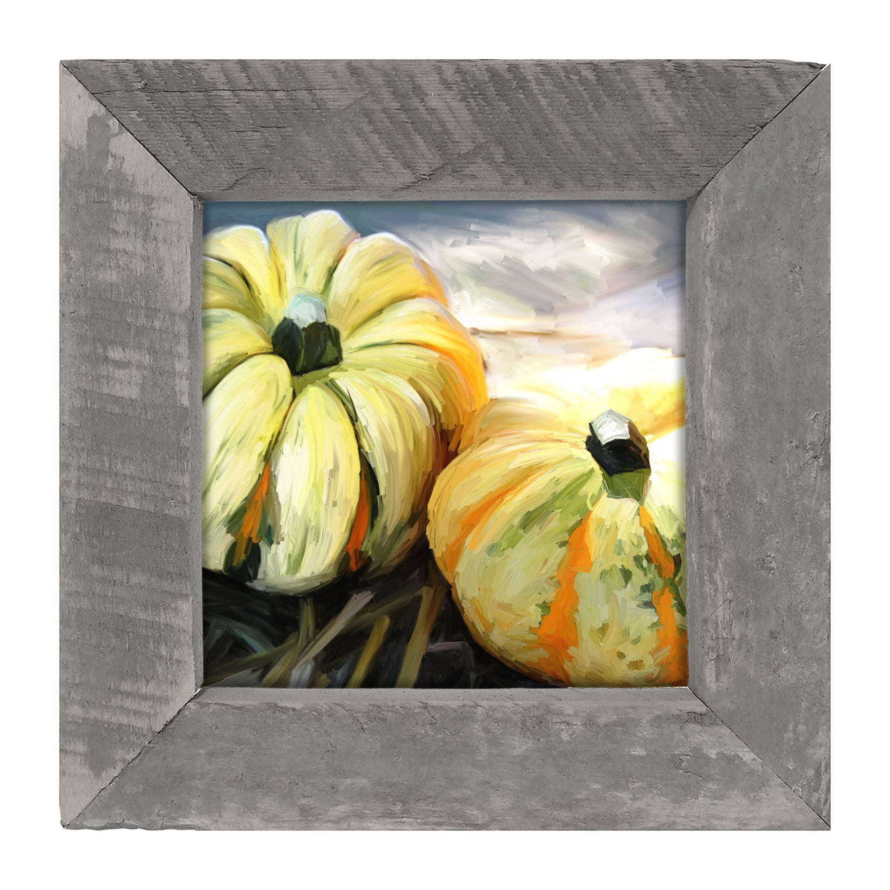 Funky Pumpkins - Framed art