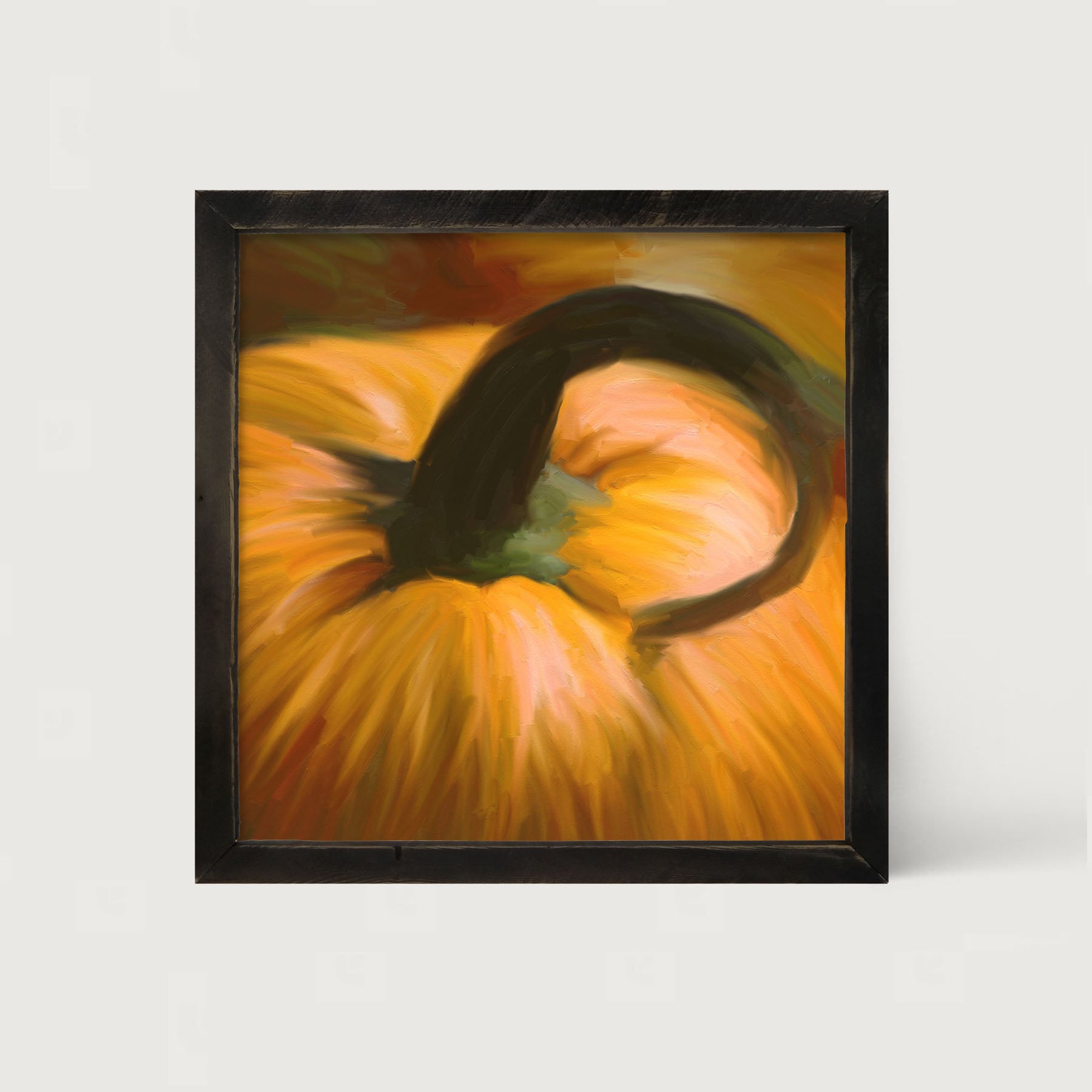 Grande Pumpkin - Framed art