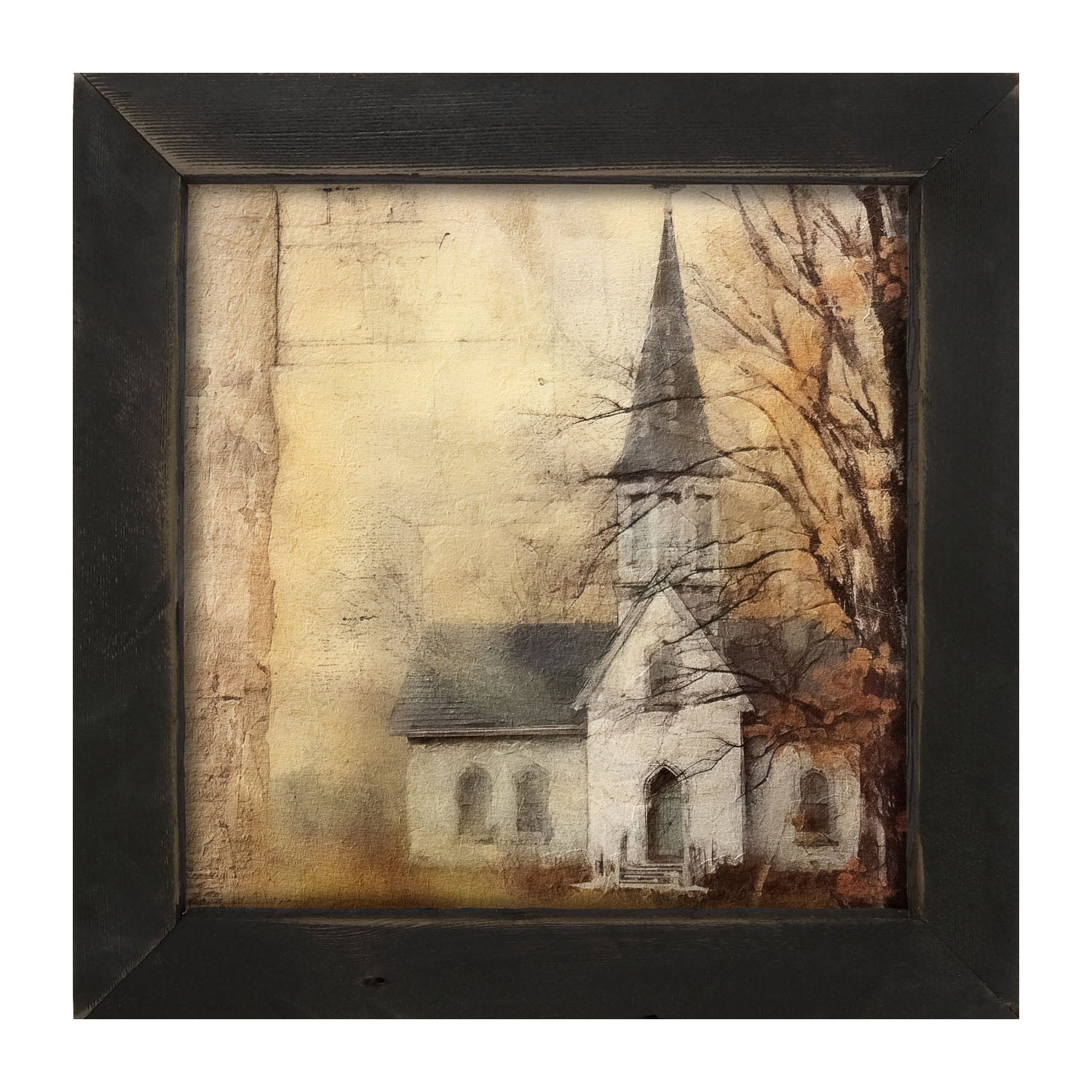 Autumn Church 1 - Framed Art