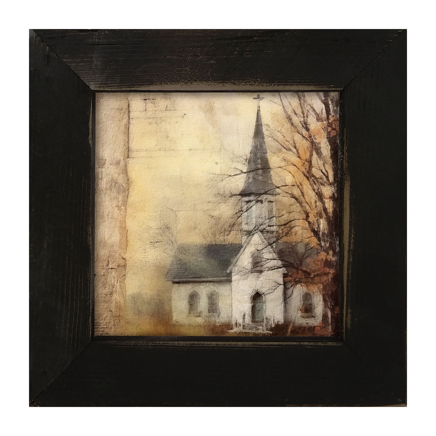 Autumn Church 1 - Framed Art