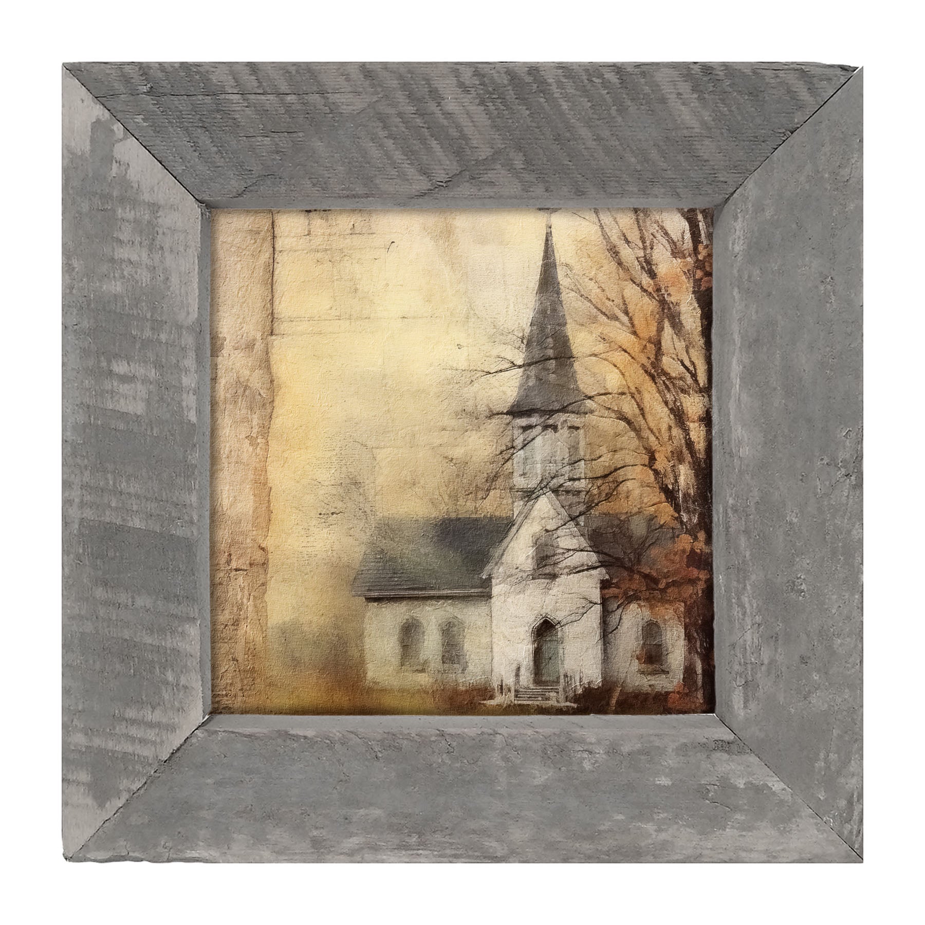 Autumn Church 1 - Framed Art