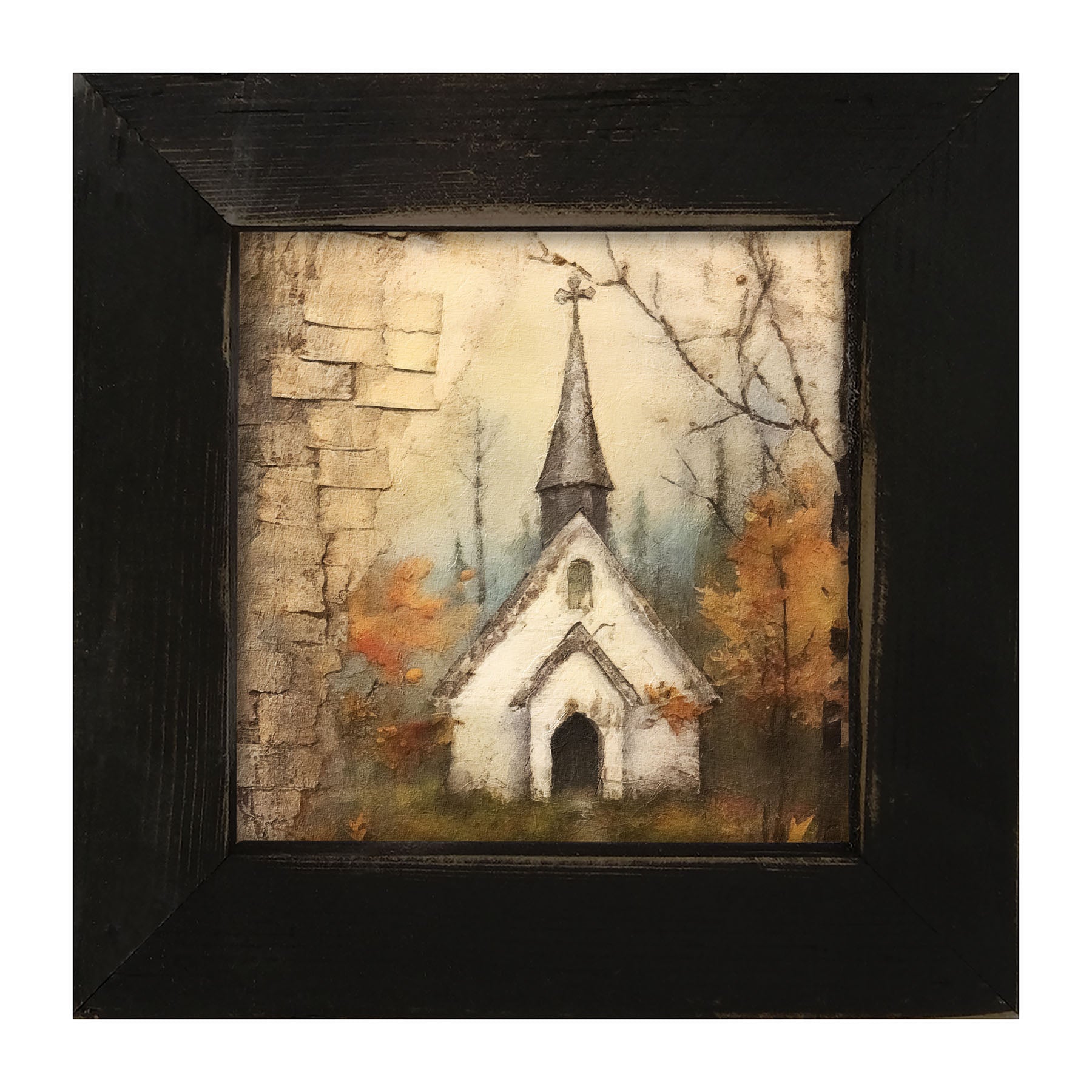 Autumn Church 2 - Framed Art