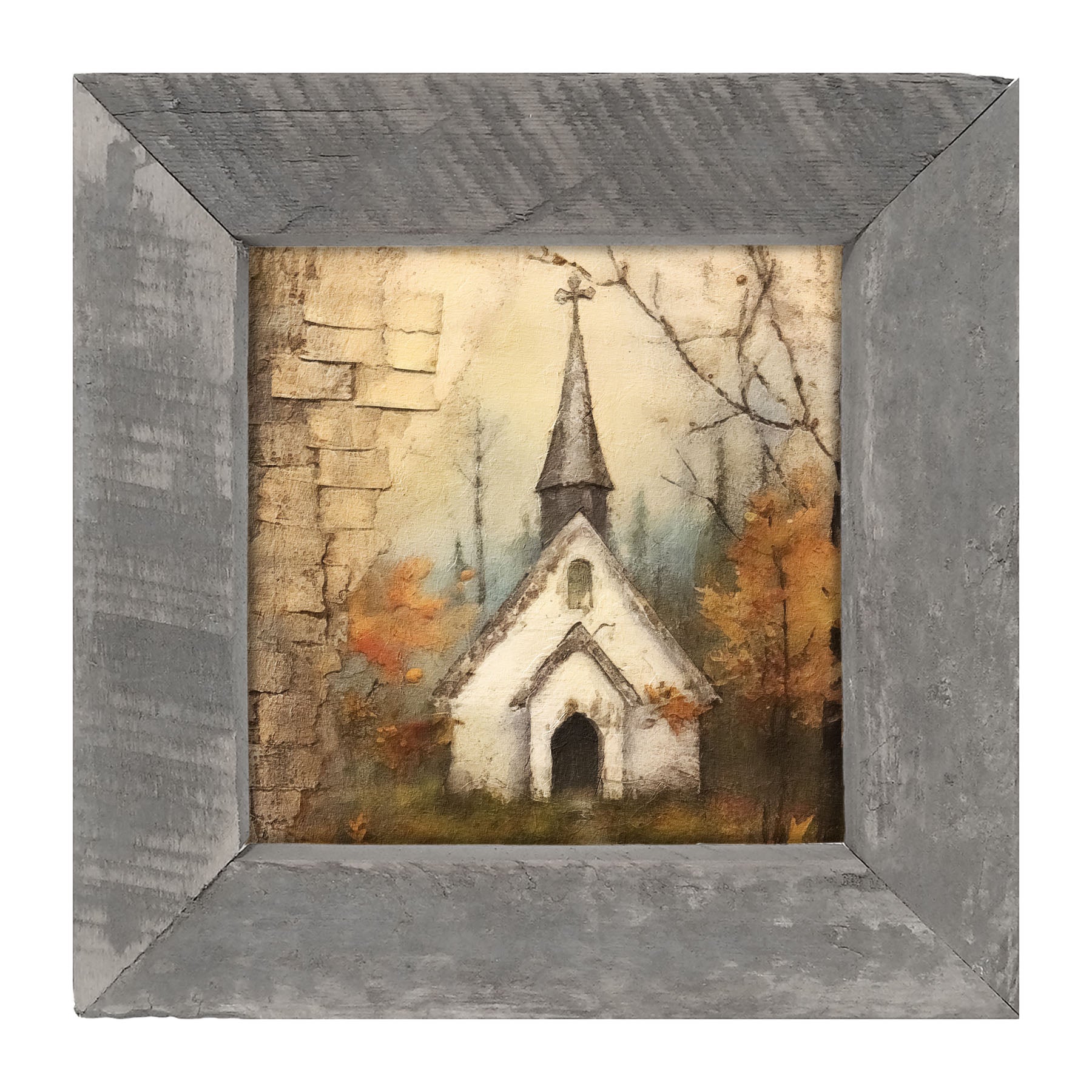 Autumn Church 2 - Framed Art