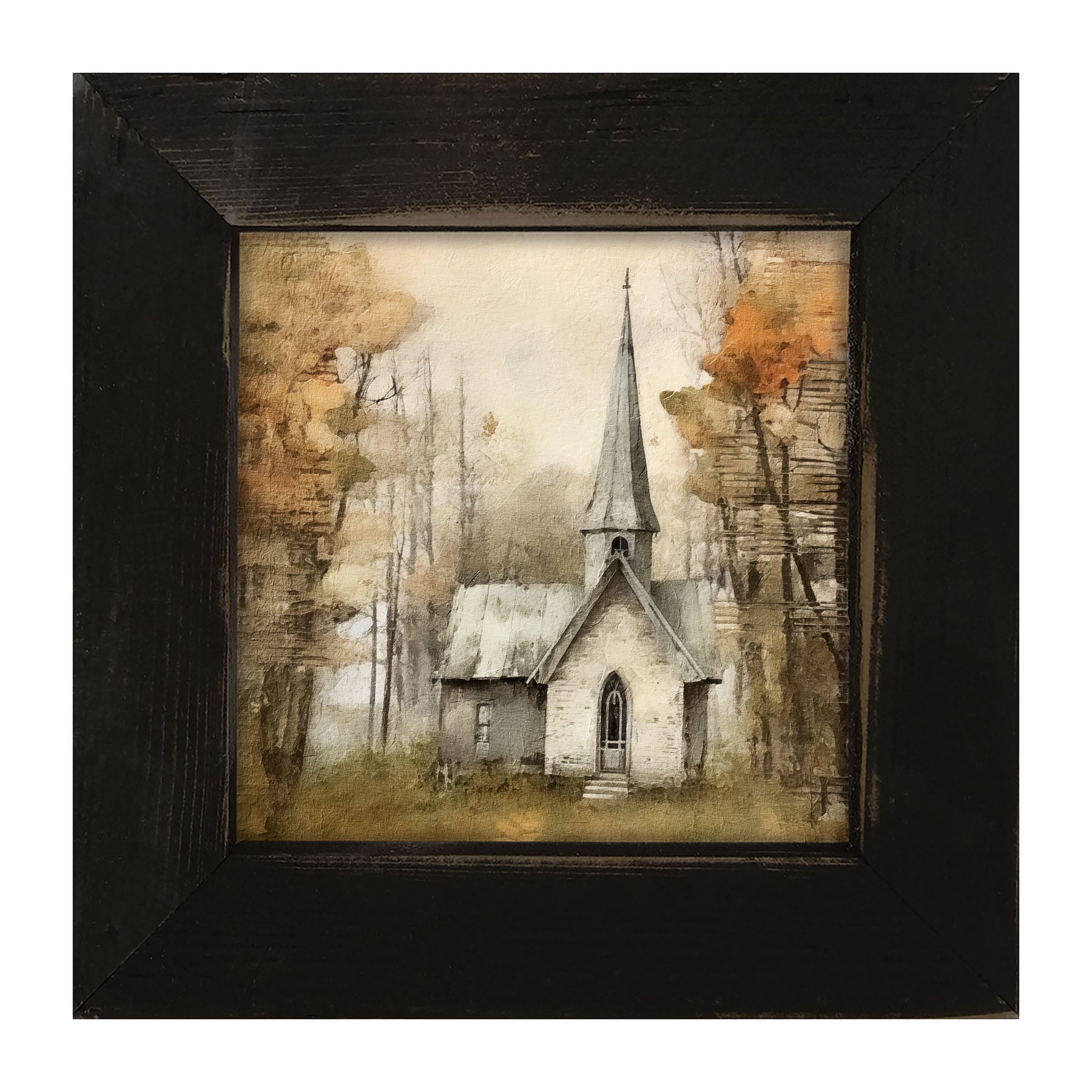 Autumn Church 3 - Framed Art