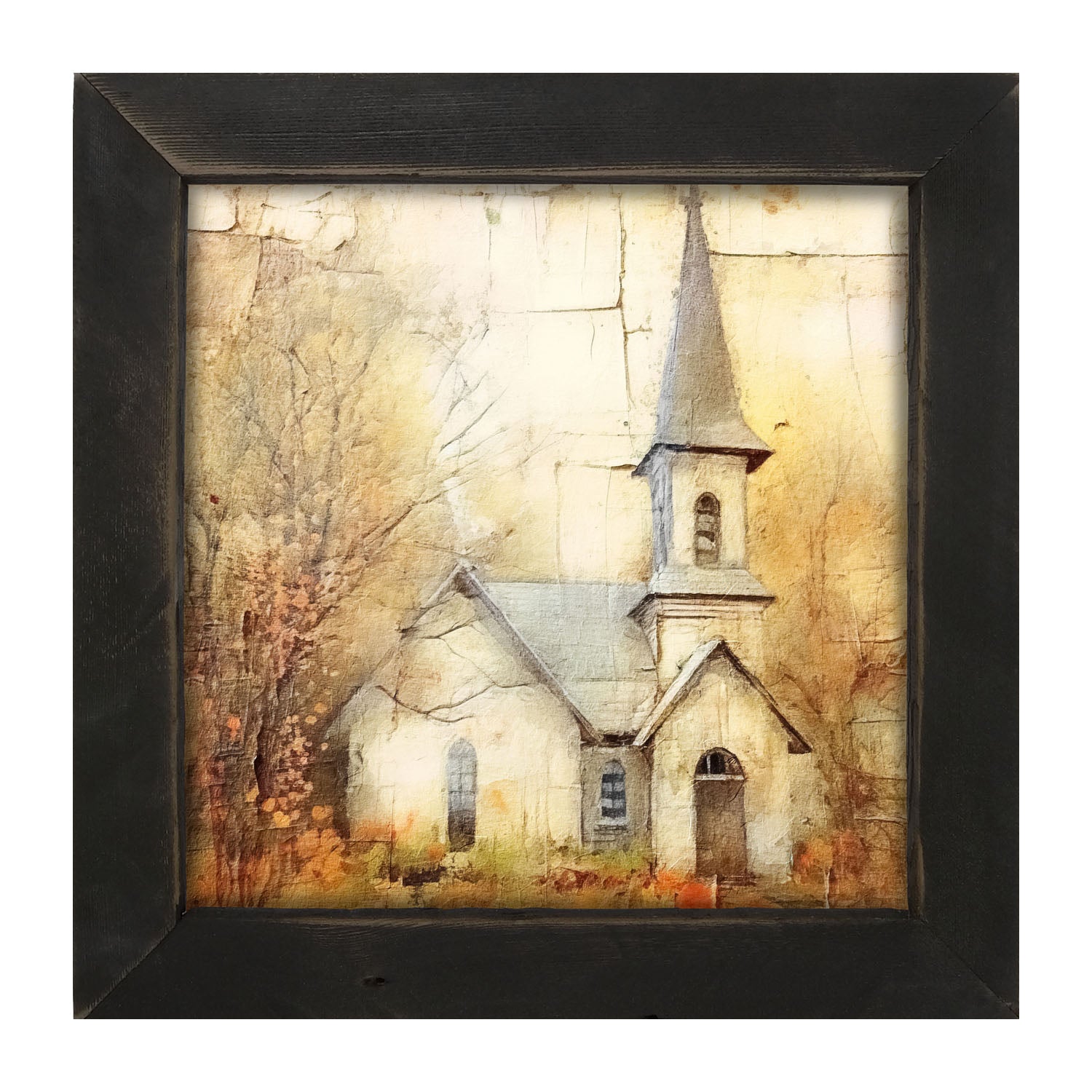 Autumn Church 5 - Framed Art