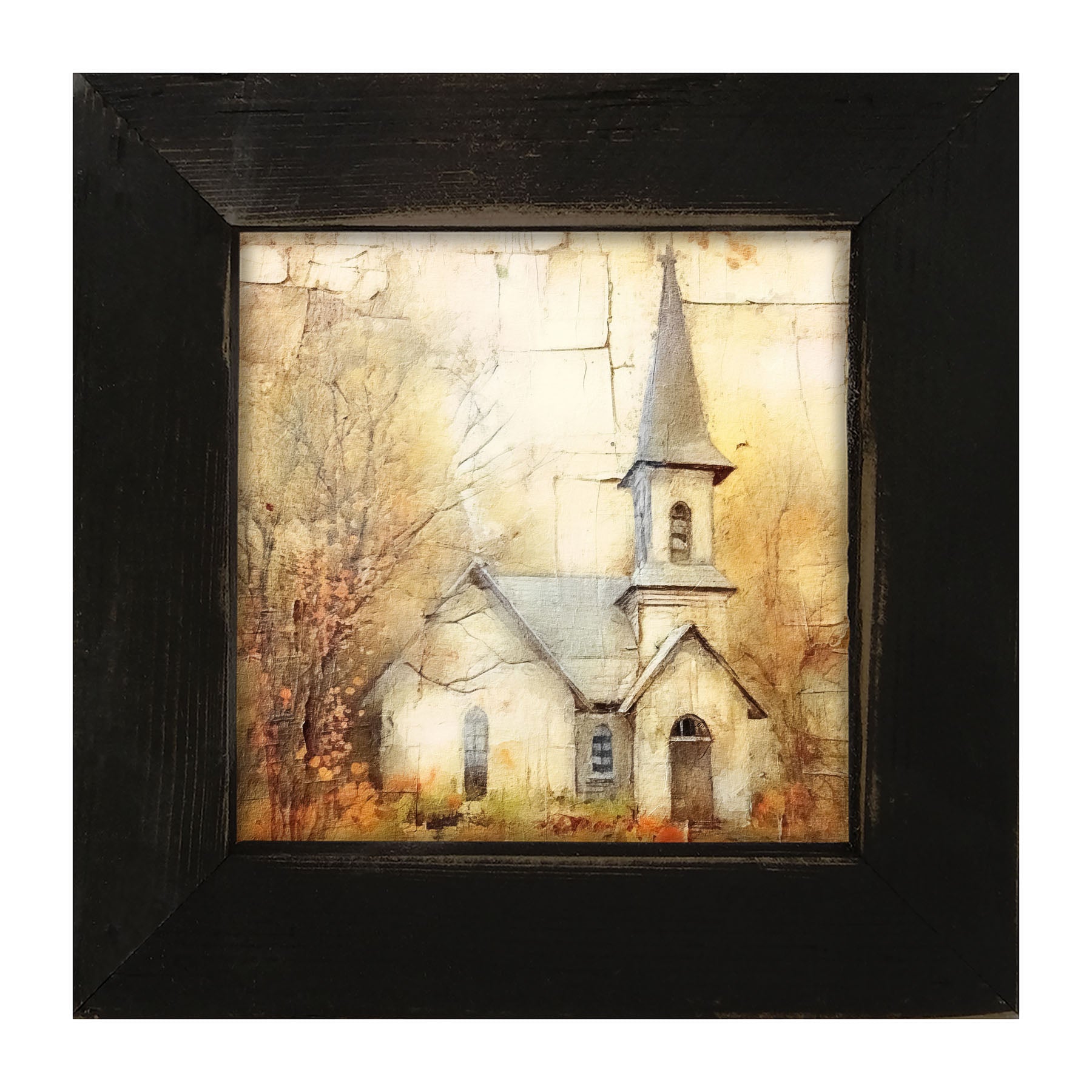 Autumn Church 5 - Framed Art