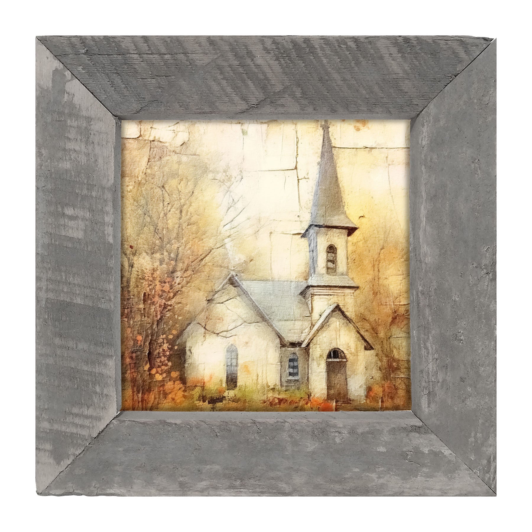 Autumn Church 5 - Framed Art