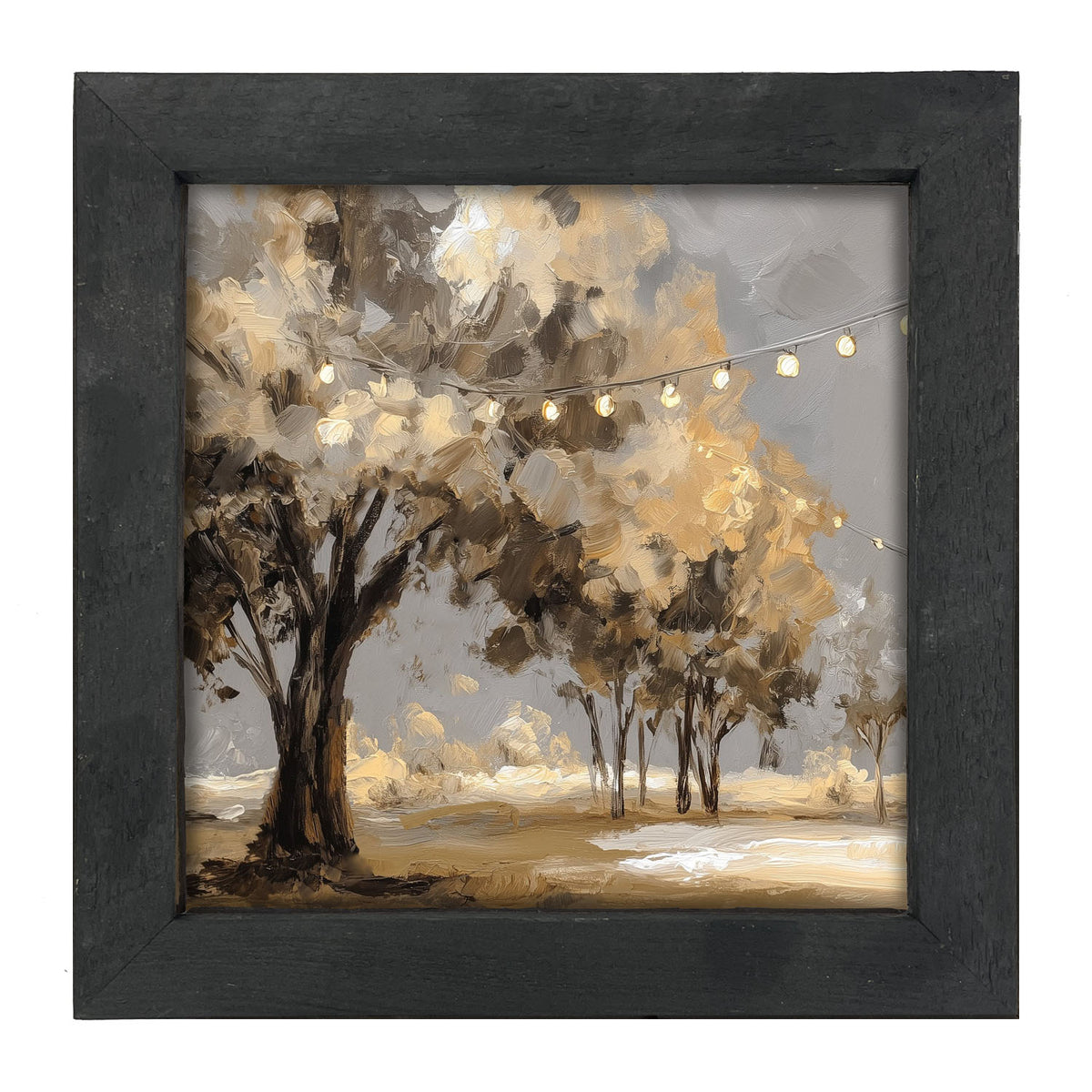 Summer Night Under the Lights - Framed Art