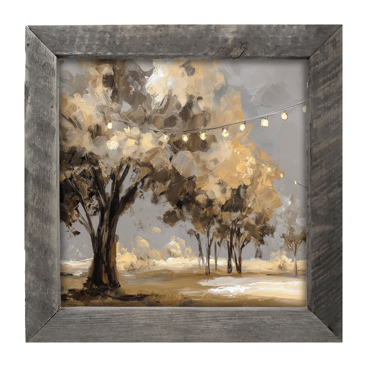 Summer Night Under the Lights - Framed Art