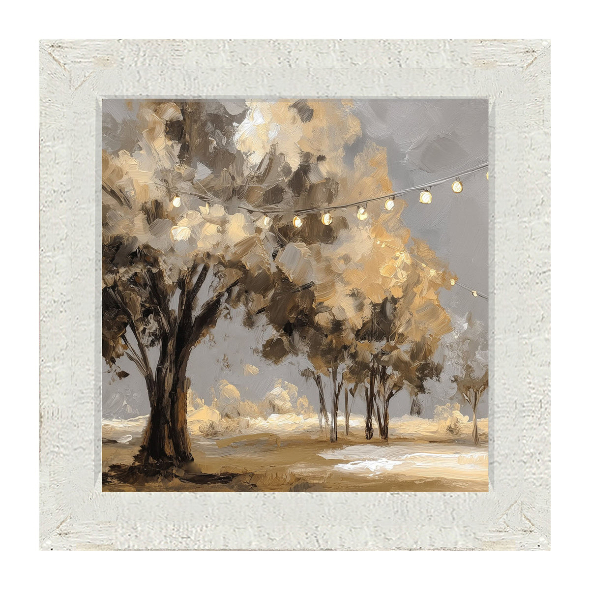 Summer Night Under the Lights - Framed Art