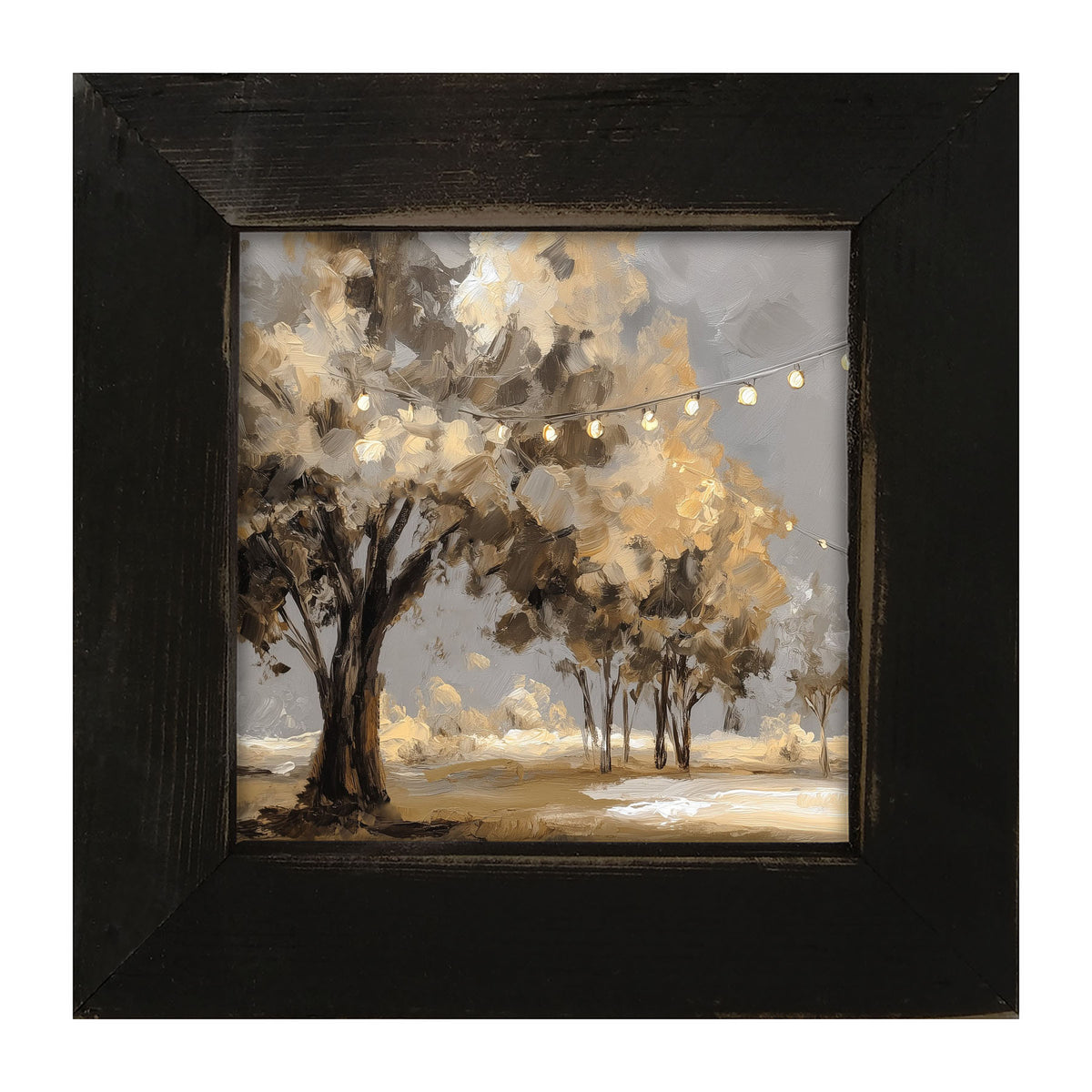 Summer Night Under the Lights - Framed Art