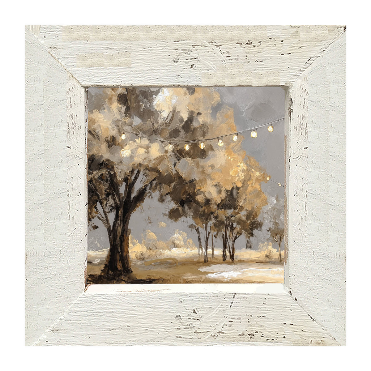 Summer Night Under the Lights - Framed Art