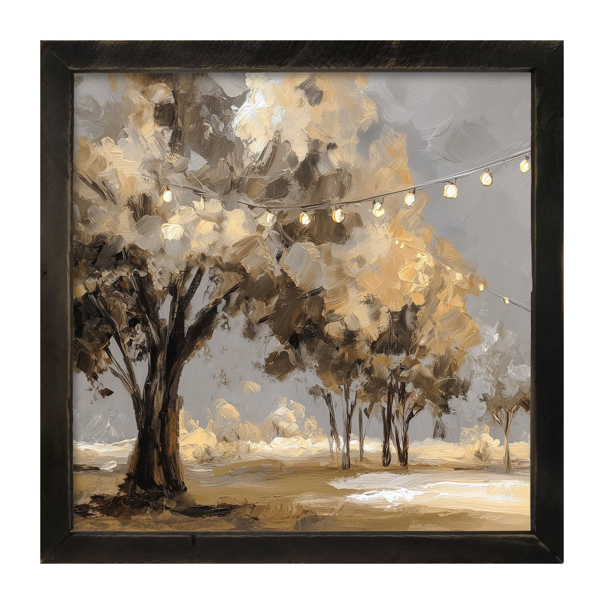Summer Night Under the Lights - Framed Art