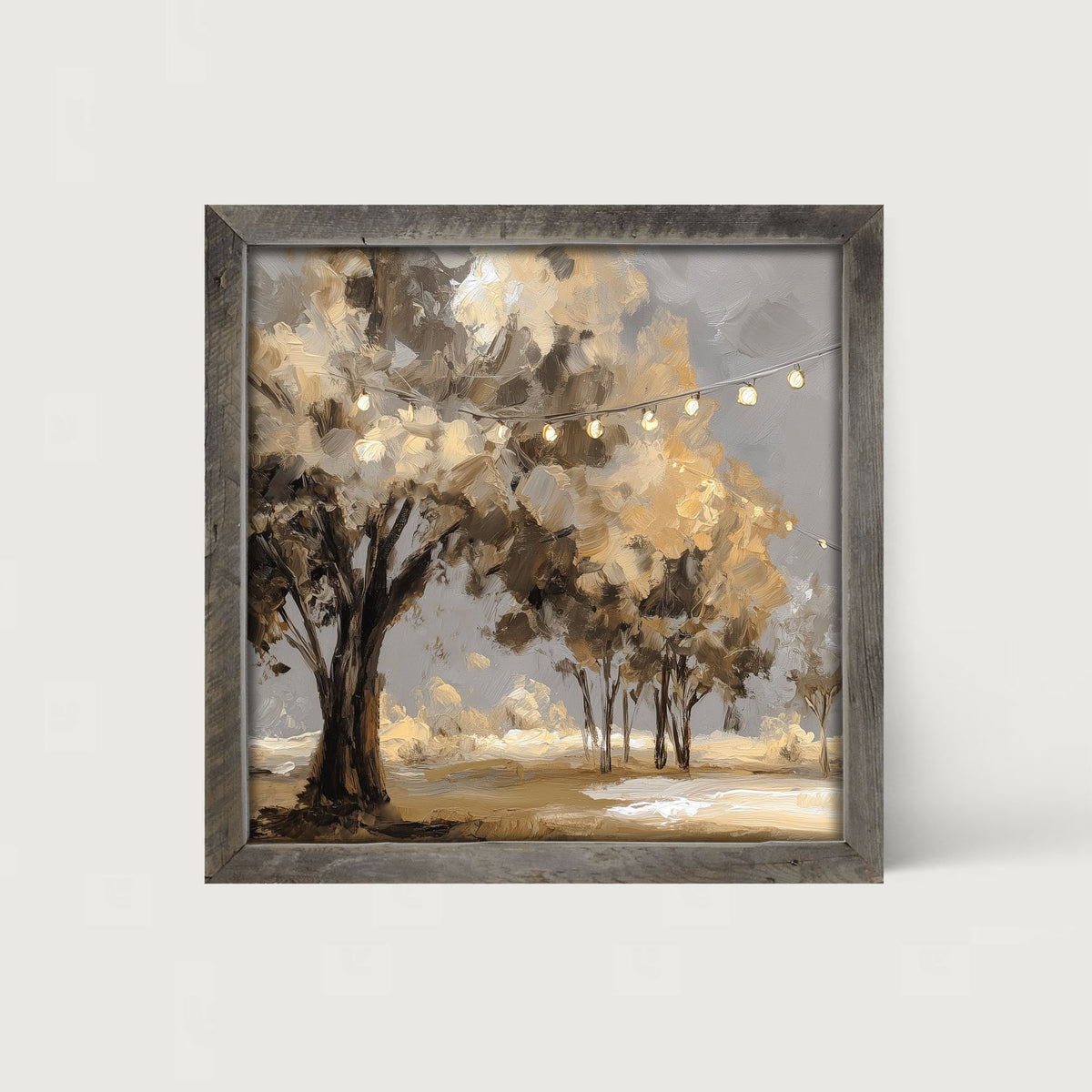 Summer Night Under the Lights - Framed Art