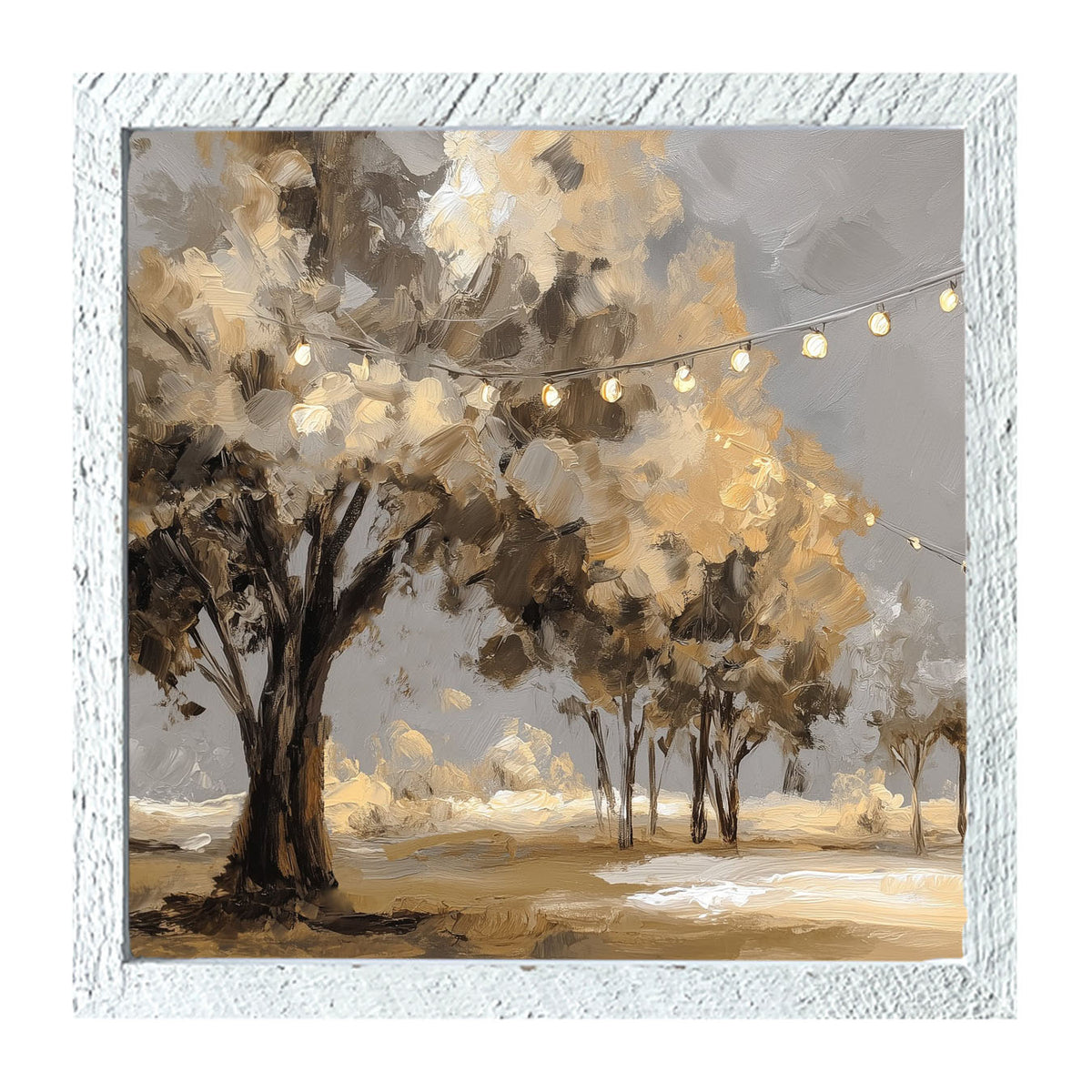 Summer Night Under the Lights - Framed Art