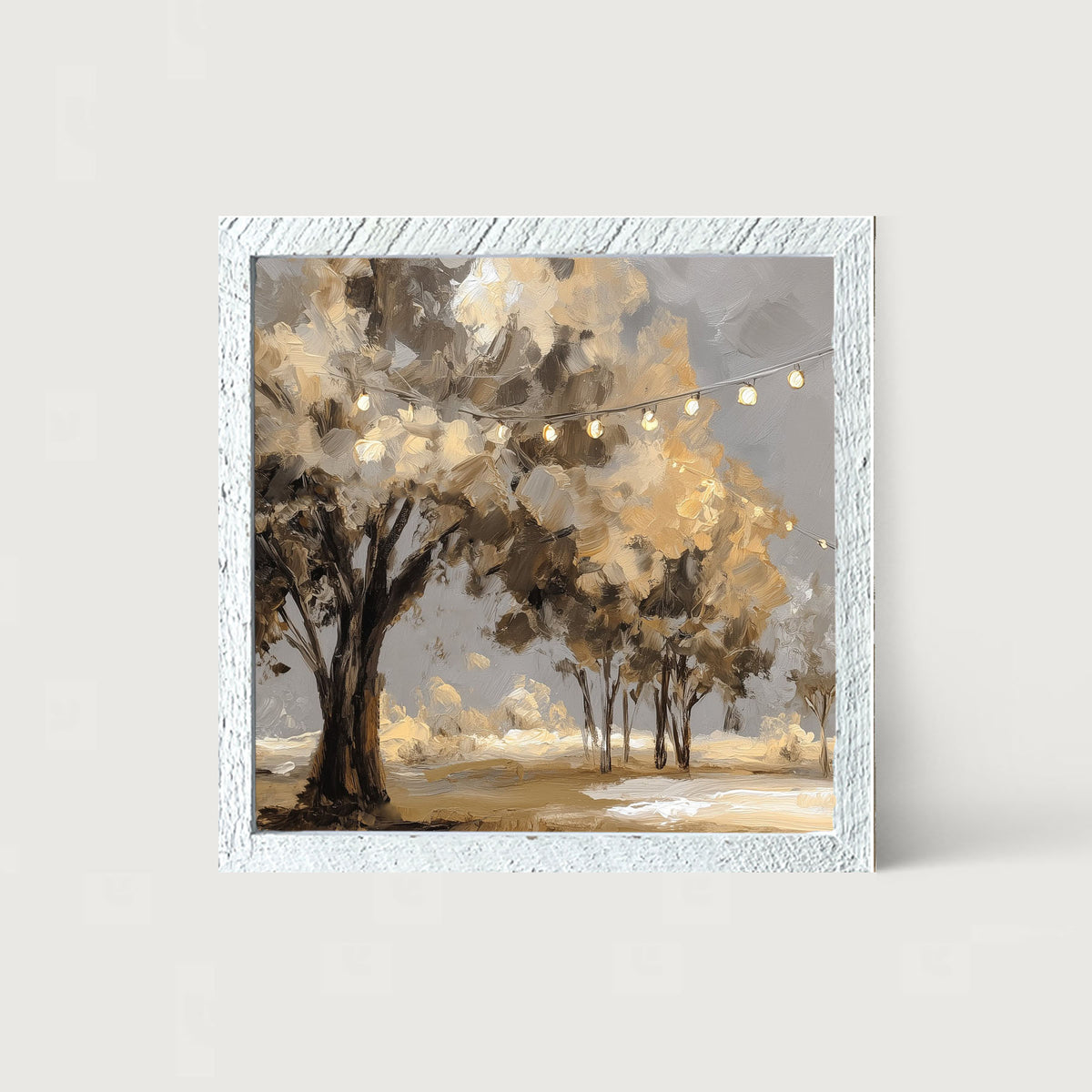 Summer Night Under the Lights - Framed Art