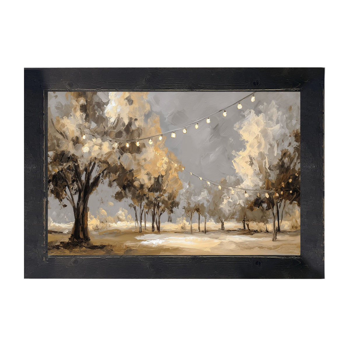 Summer Night Under the Lights - Framed Art