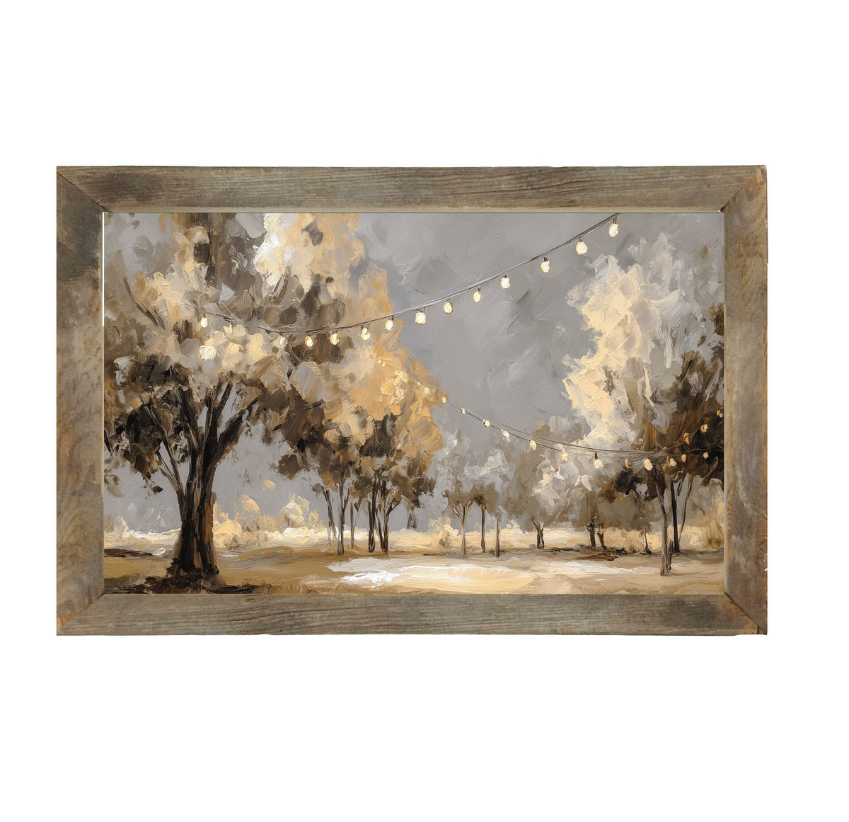 Summer Night Under the Lights - Framed Art