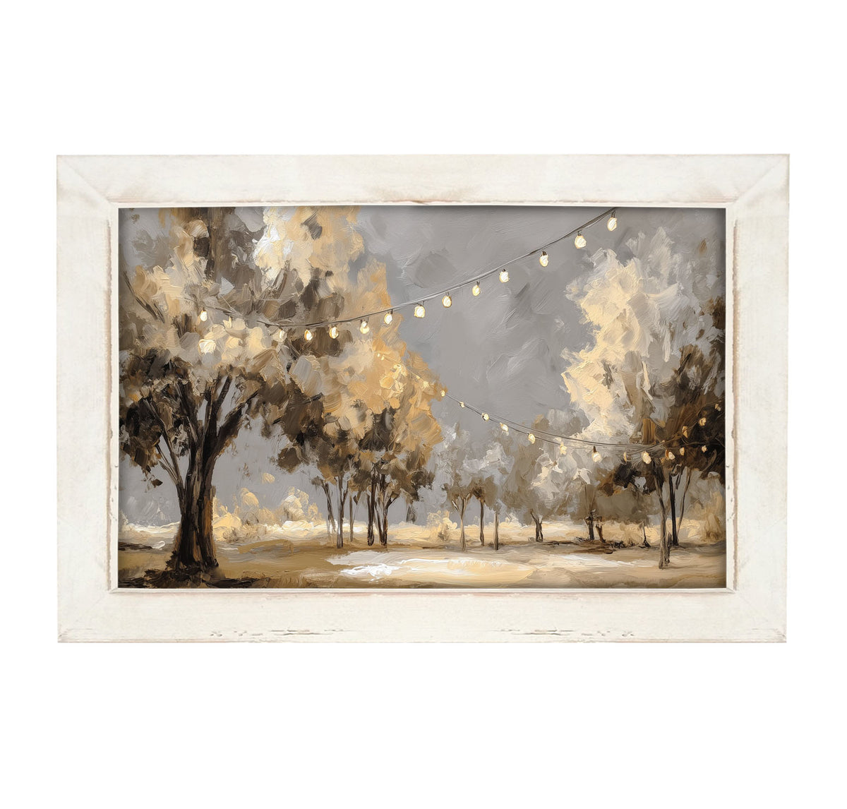 Summer Night Under the Lights - Framed Art
