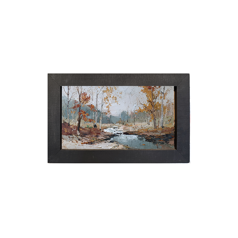 Autumn Country - Muggy Morning - Framed Art