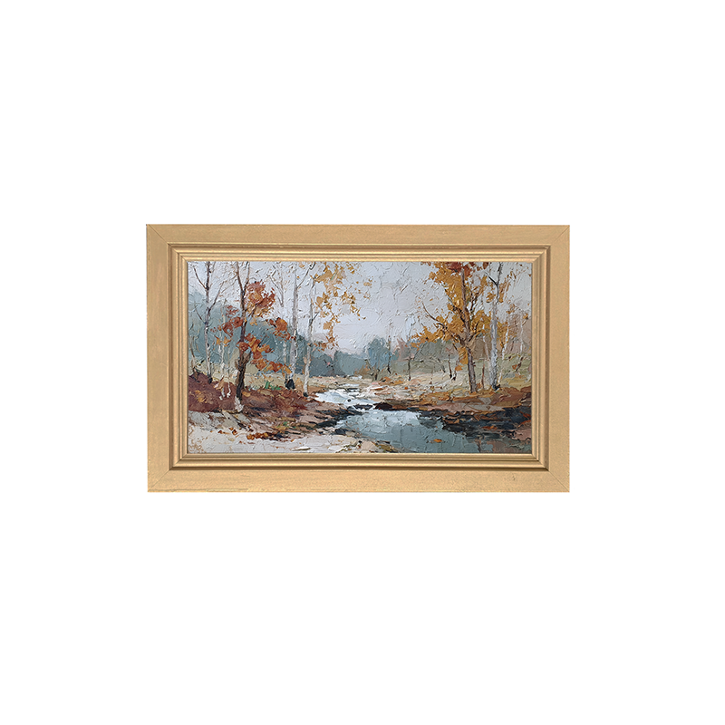Autumn Country - Muggy Morning - Framed Art