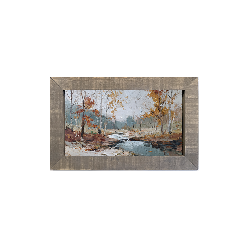 Autumn Country - Muggy Morning - Framed Art