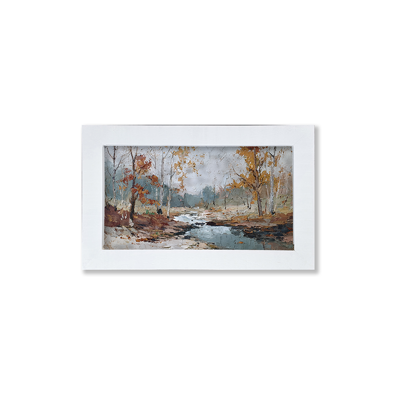 Autumn Country - Muggy Morning - Framed Art