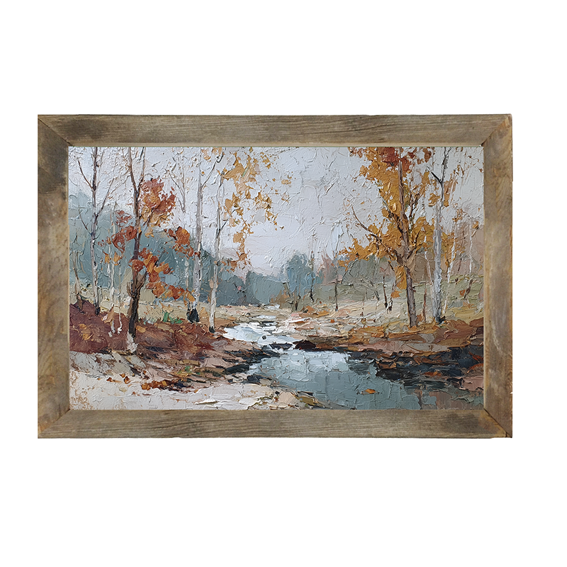 Autumn Country - Muggy Morning - Framed Art