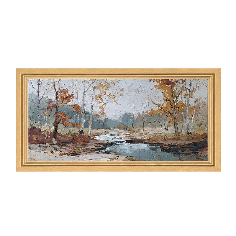 Autumn Country - Muggy Morning - Framed Art