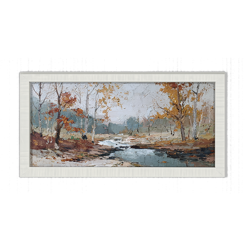 Autumn Country - Muggy Morning - Framed Art