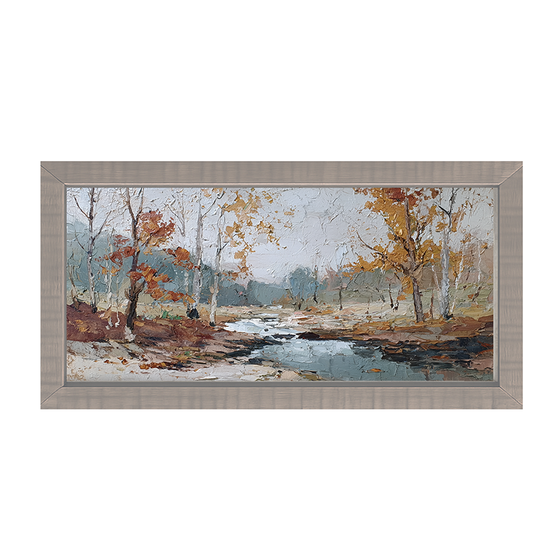 Autumn Country - Muggy Morning - Framed Art