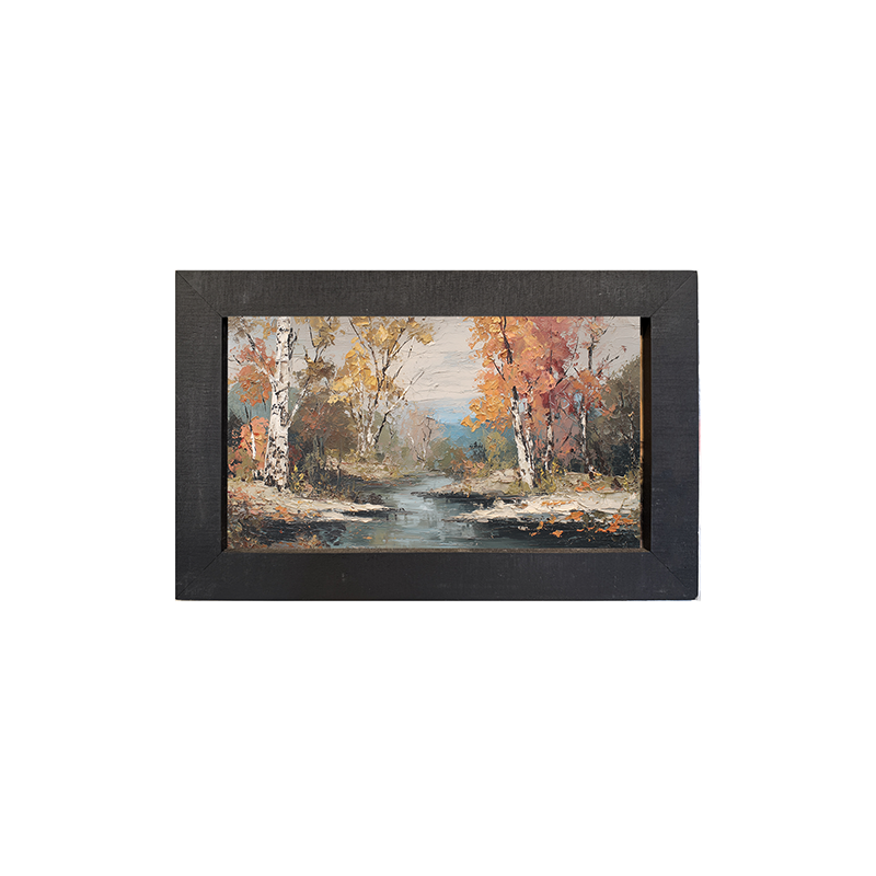Autumn Country - Forest Stream - Framed Art