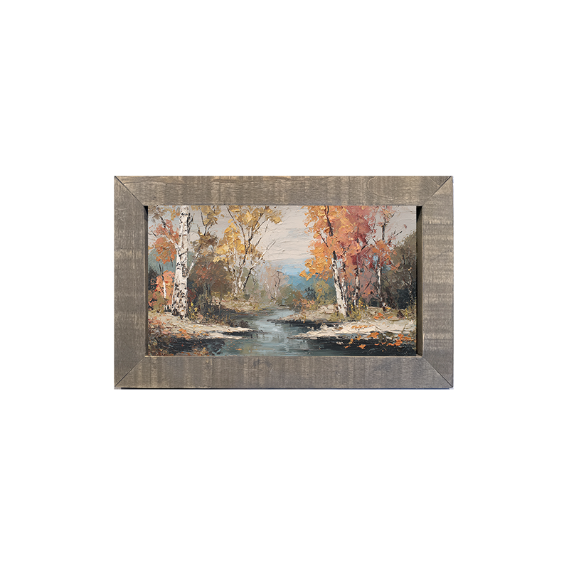 Autumn Country - Forest Stream - Framed Art