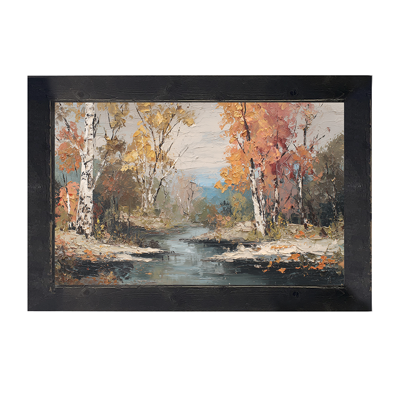 Autumn Country - Forest Stream - Framed Art