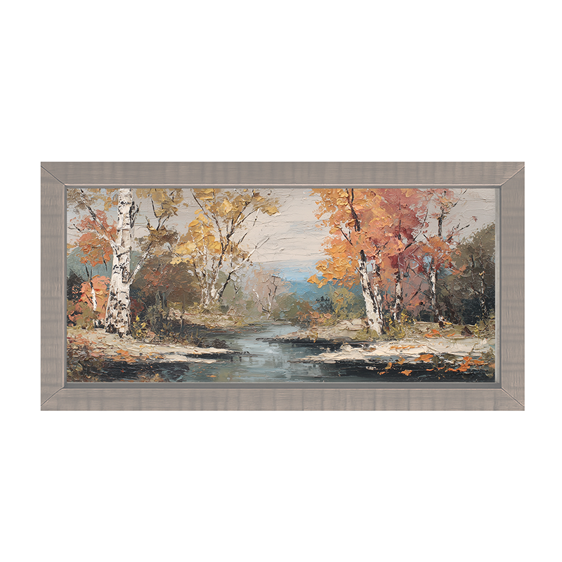 Autumn Country - Forest Stream - Framed Art