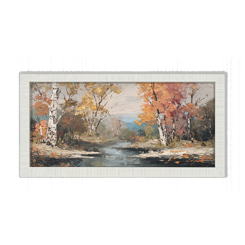 Autumn Country - Forest Stream - Framed Art