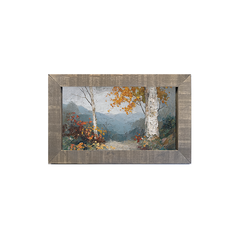 Autumn Country - Mountain View - Framed Art