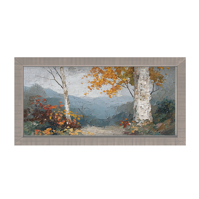 Autumn Country - Mountain View - Framed Art
