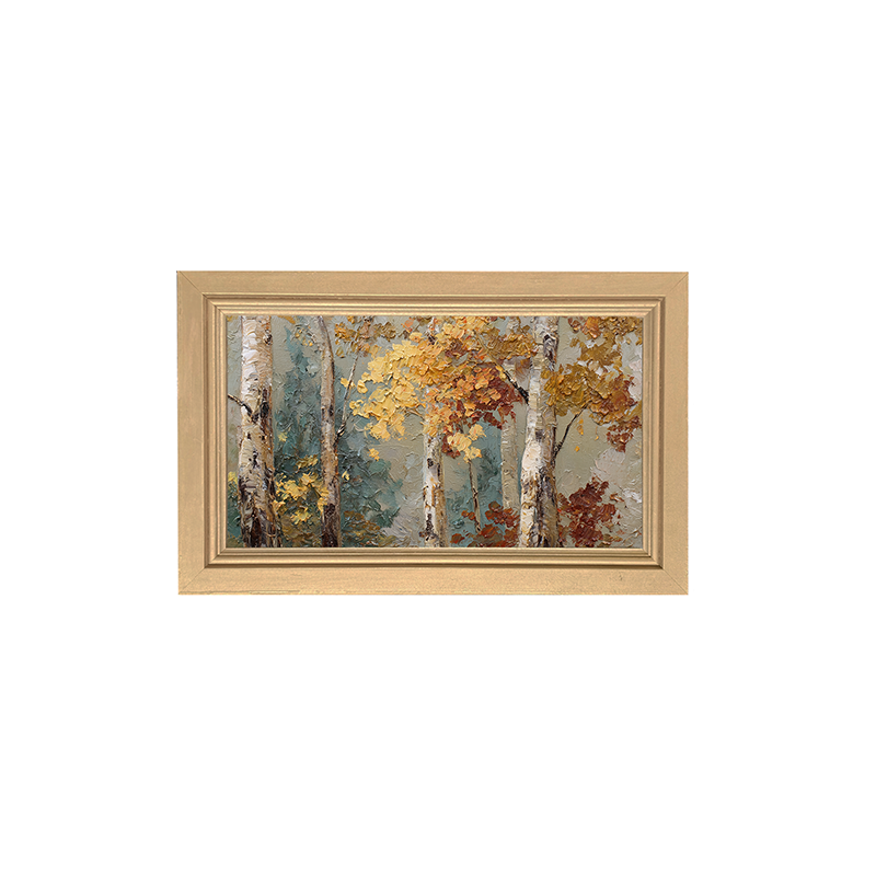 Autumn Country - Forest Leaves - Framed Art