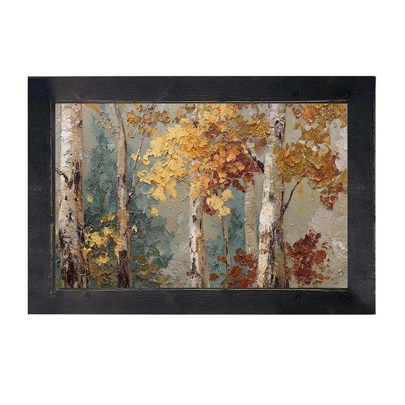Autumn Country - Forest Leaves - Framed Art