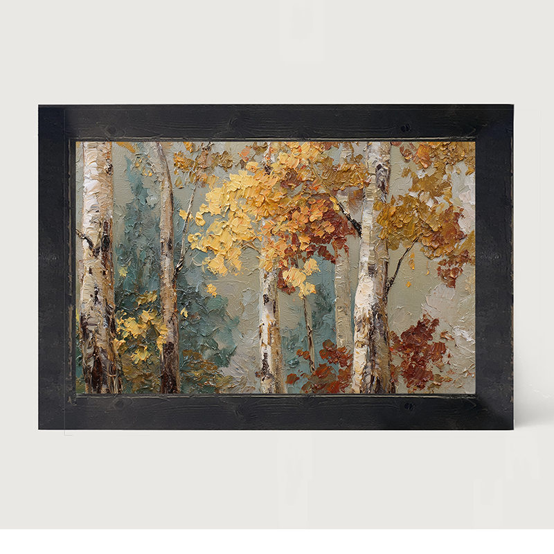 Autumn Country - Forest Leaves - Framed Art