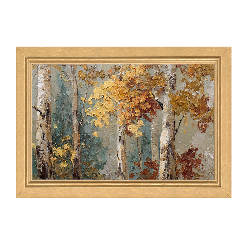 Autumn Country - Forest Leaves - Framed Art