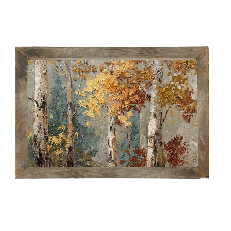 Autumn Country - Forest Leaves - Framed Art